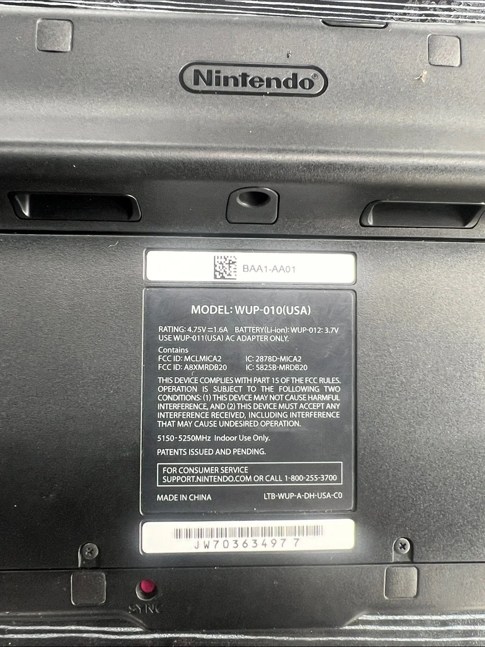 Nintendo official wii